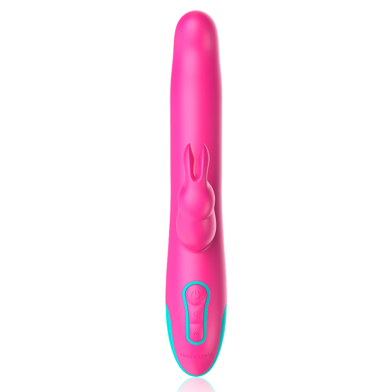 Vibromasseur Rabbit Pluto Rose - Happy Loky