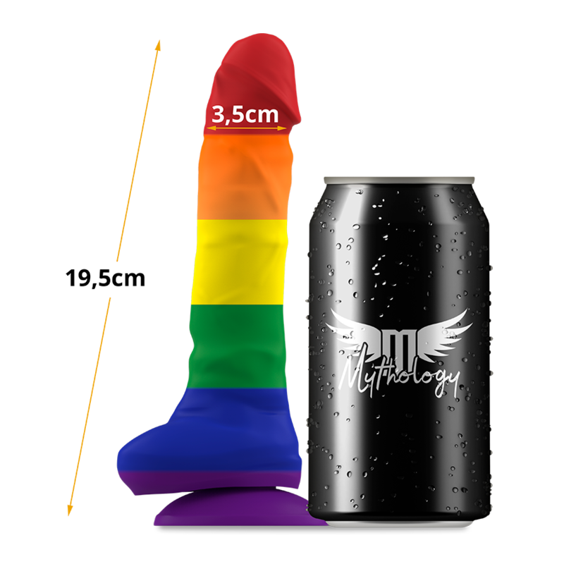 Gode Fantaisie Mythology Corey Pride Taille L Arc-en-Ciel - MYTHOLOGY FANTASY DILDO