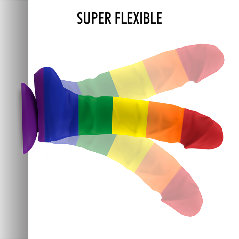 Gode Fantaisie Mythology Corey Pride Taille L Arc-en-Ciel - MYTHOLOGY FANTASY DILDO