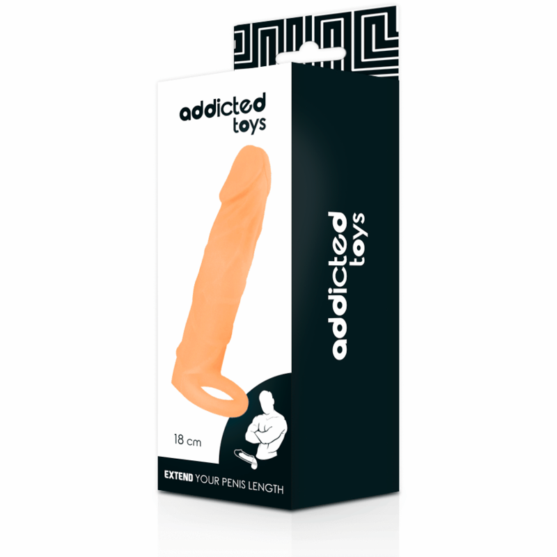 Gaine de Pénis Addicted Toys 18 cm Beige - Addicted Toys