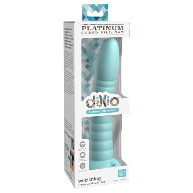 Gode Dillio Wild Thing 17,78 cm Vert - Pipedream