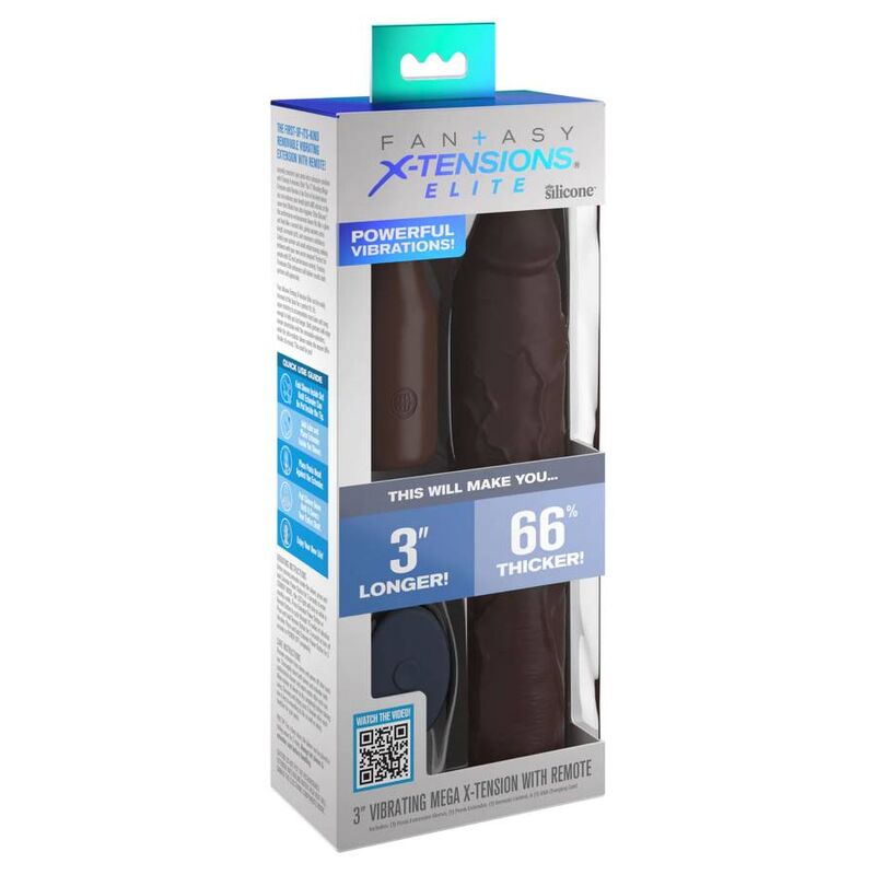 Gaine Pénienne Fantasy X-Tensions Elite Vibrante Marron - Pipedream