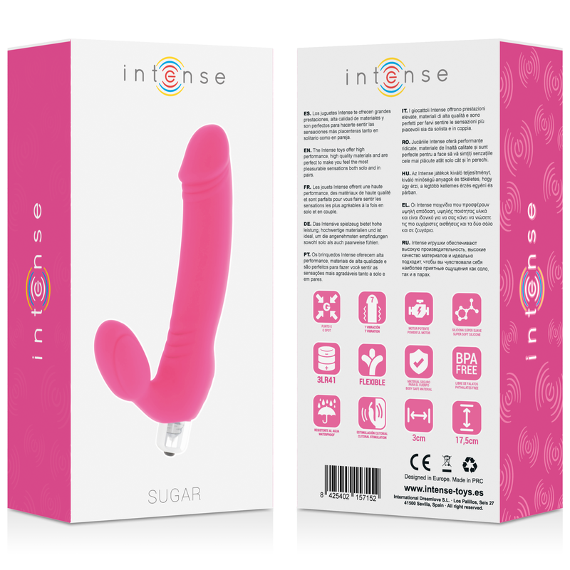 Vibromasseur Rabbit Intense Sugar Fushia - Intense