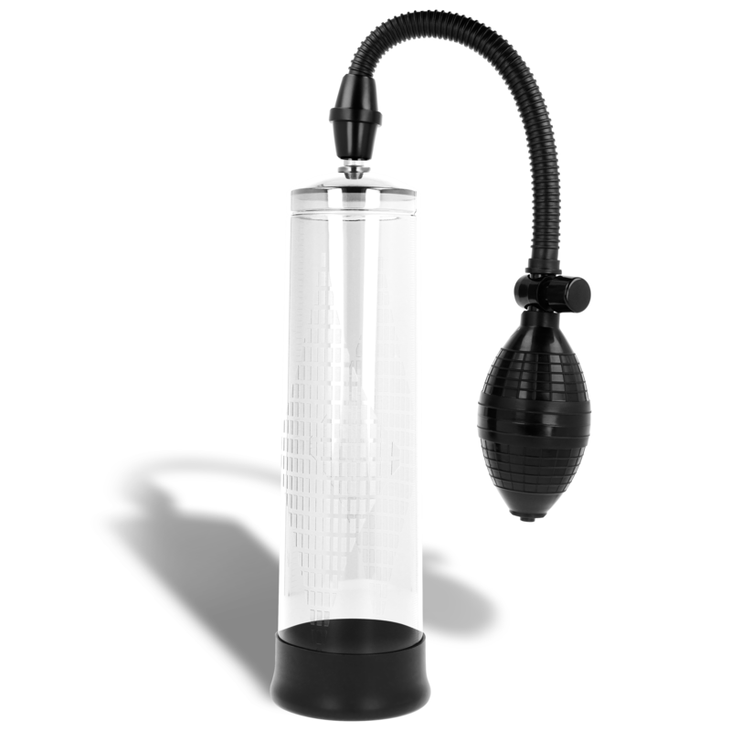 Pompe à Pénis Intense Transparente 02 avec Manomètre - Intense