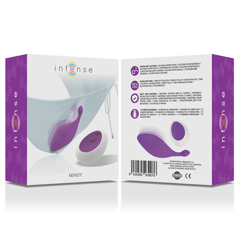 Culotte Vibrante Télécommandée Intense Panty Violet - Mindy