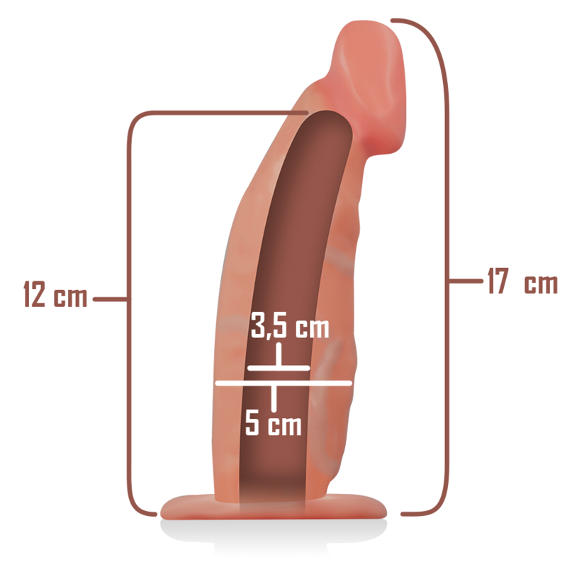 Harnais Gode Creux Intense Beige 18cm - Intense
