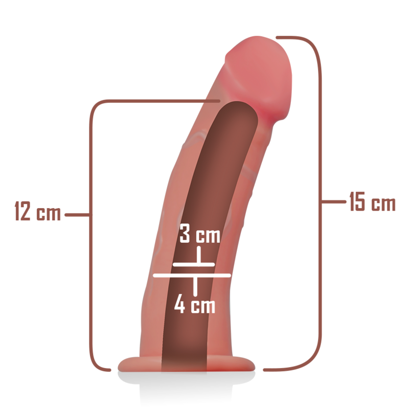 Harnais Gode Creux Intense Beige 16cm - Intense