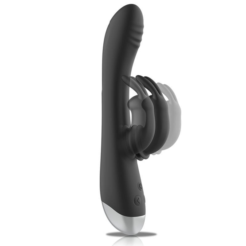 Stimulateur Rabbit Adam Rechargeable Noir - Black&Silver