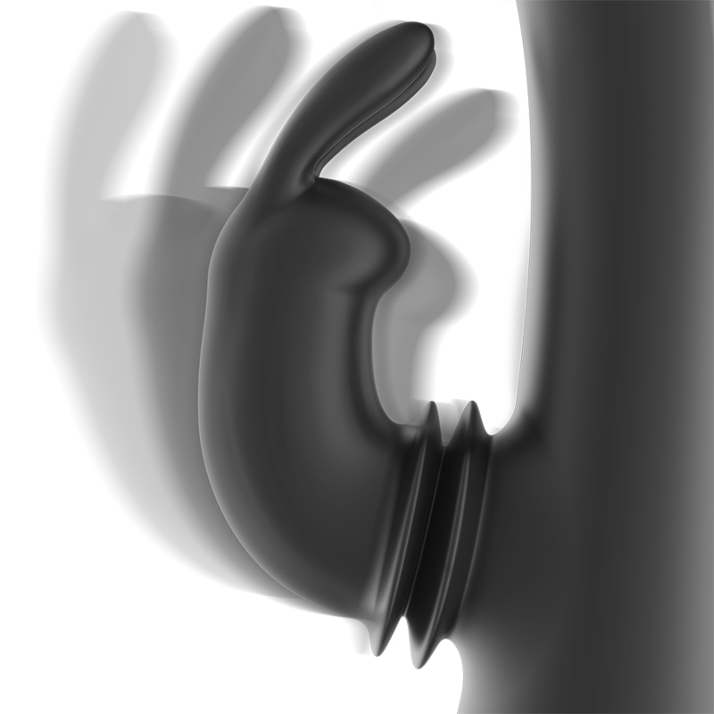 Stimulateur Rabbit Adam Rechargeable Noir - Black&Silver