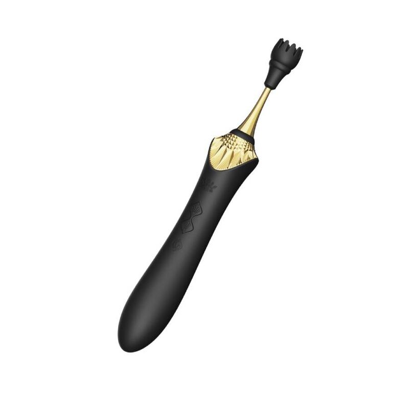 Zalo - Stimulateur Clitoridien Multi Fonctions & Chauffant - Noir
