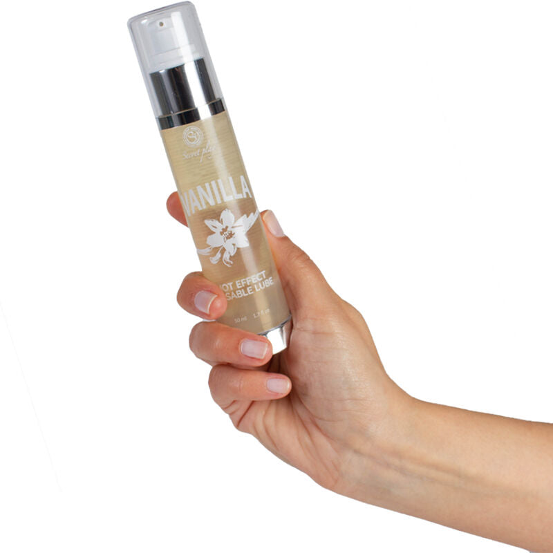 Secret Play - Lubrifiant Chauffant 2 en 1 Arôme Vanille - 50 ml