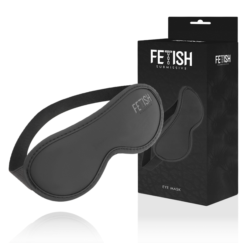 Fetish Submissive - Masque intégral Bondage en Cuir Vegan - Noir