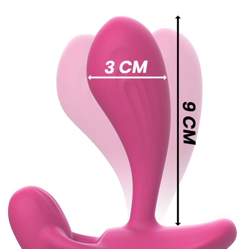 Plug Anal Vibrant Intense Shelly Rose avec Télécommande