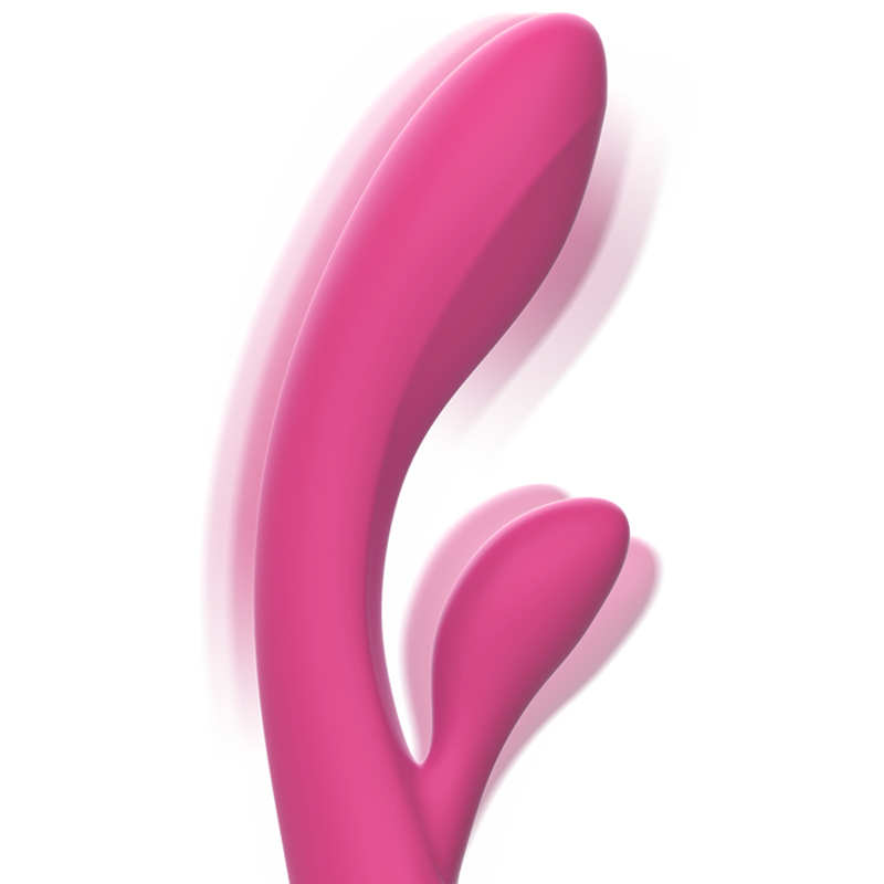 Vibromasseur Rabbit Luigi Double Stimulation Rose - Intense