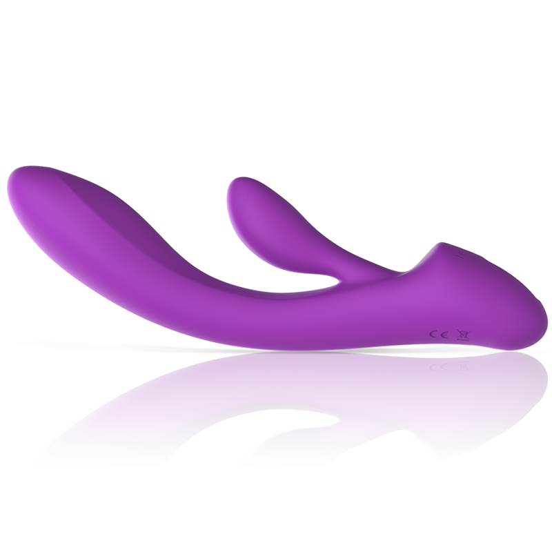 Vibromasseur Rabbit Luigi Double Stimulation Violet - Intense