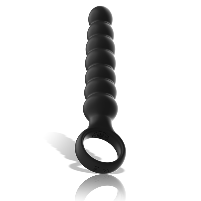 Plug Anal Vibrant Bob Noir - Black&Silver