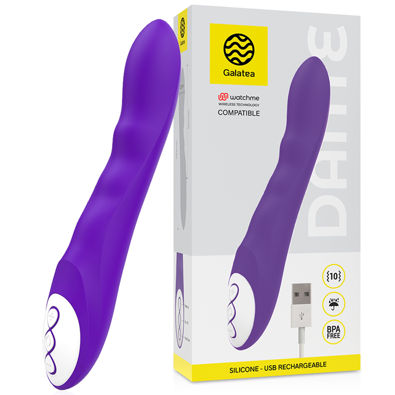 Vibrateur Dante Lilas Technologie WatchMe - Galatea - GALATEA