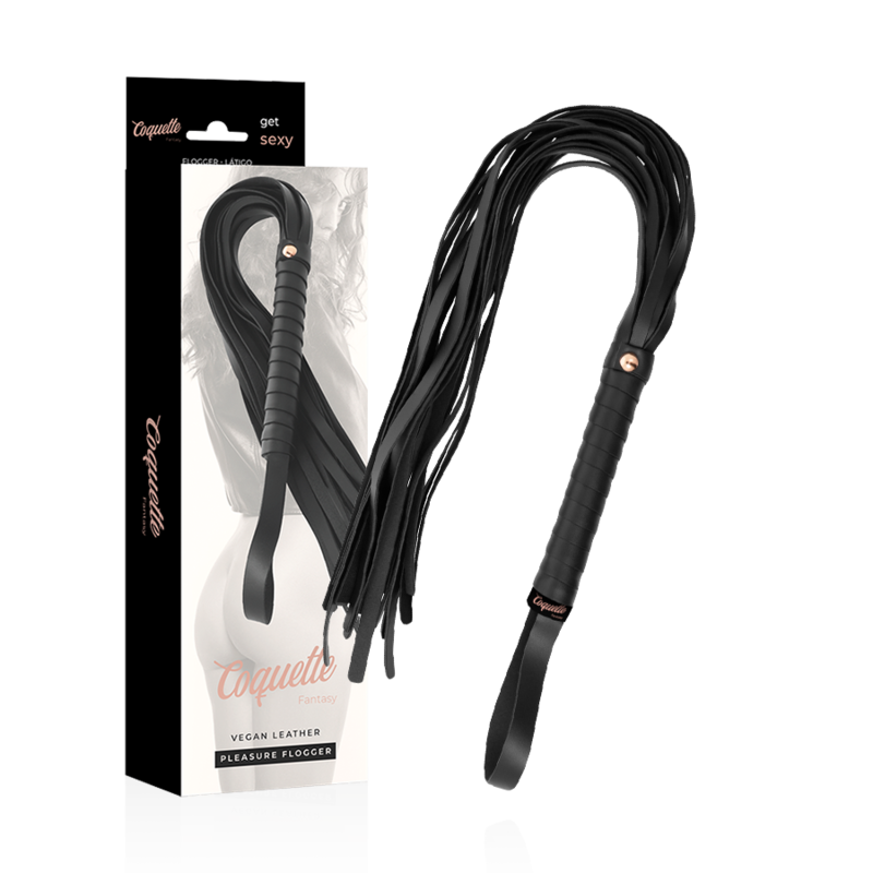 Martinet BDSM Coquette Chic Desire Cuir Végan Noir