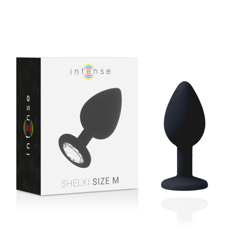 Plug Anal Intense avec Strass Noir - Intense
