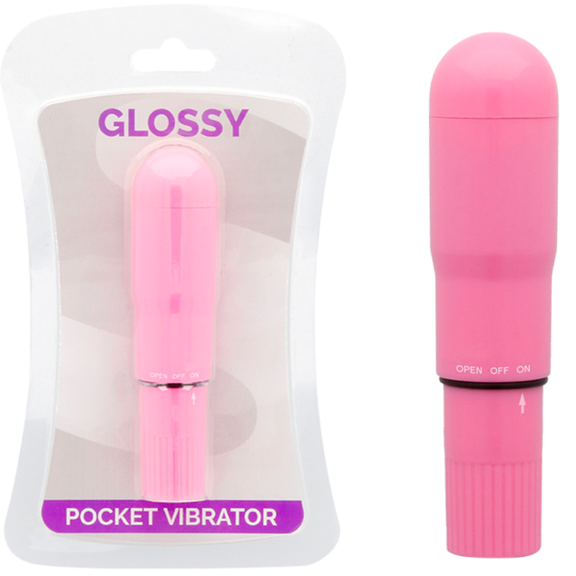 Vibromasseur de poche Glossy Deep Rose - Brilliant - GLOSSY