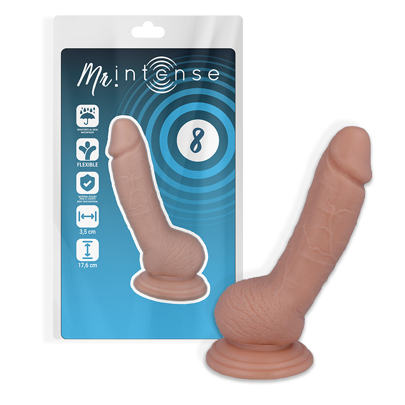 Mr. Intense - Gode Ventouse Réaliste Couleur Chair / 17,6 cm