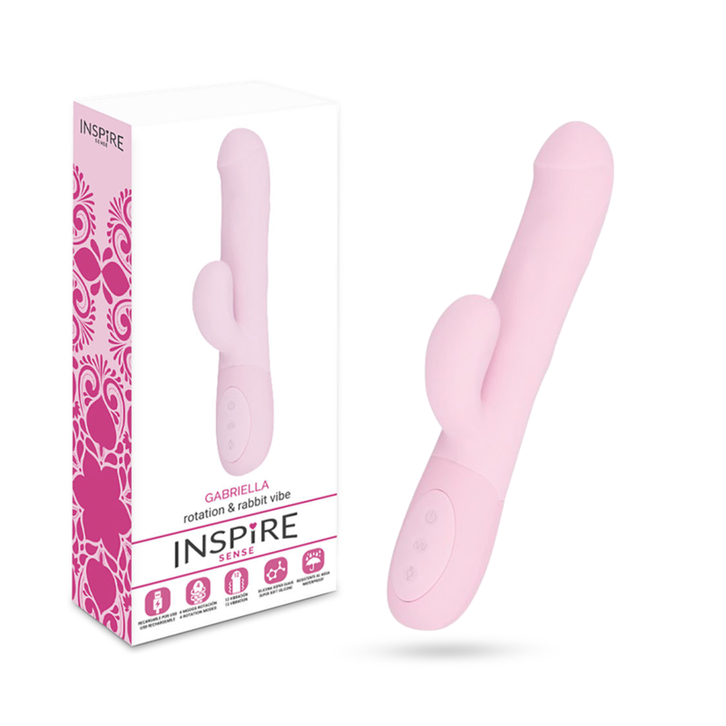 Vibromasseur Rabbit Gabriella Rose - Inspire Sense - INSPIRE