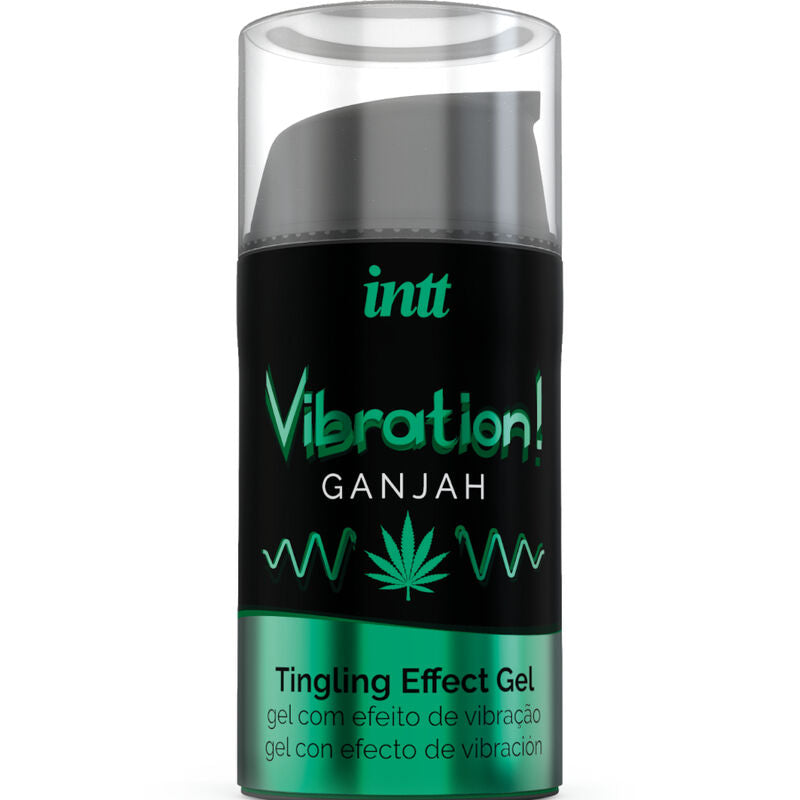 Gel Stimulant Vibration Cannabis Ganjah 15ml - Intt