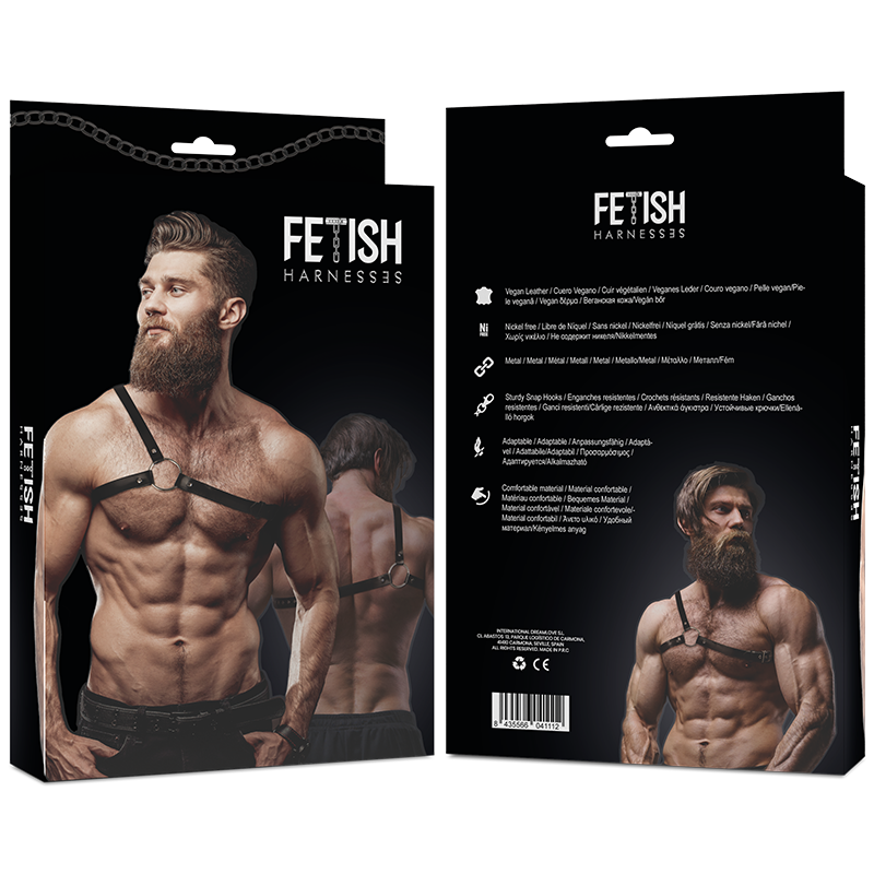 Harnais Homme Épaules Croisées Attitude - Fetish Submissive - FETISH SUBMISSIVE ATTITUDE