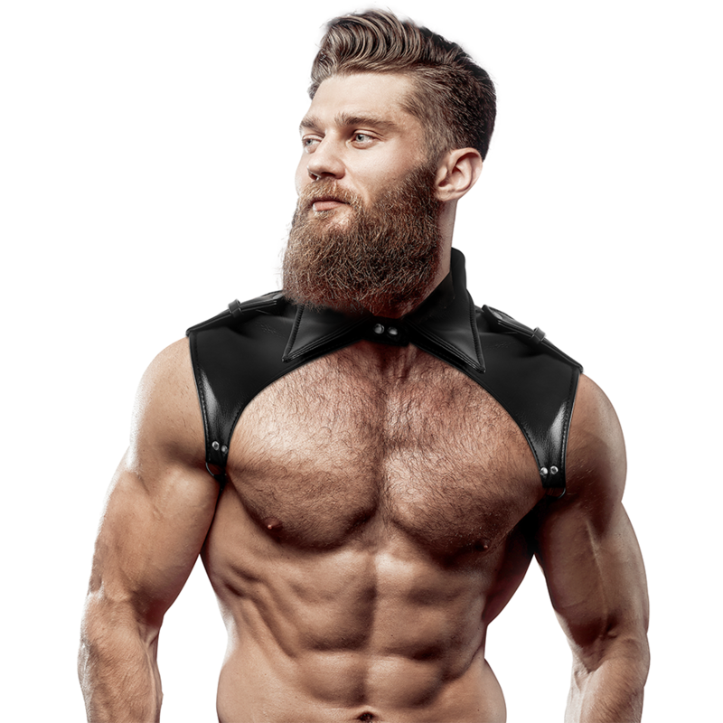 Harnais Poitrine Brigade Éco-Cuir Réglable - Fetish Submissive - FETISH SUBMISSIVE ATTITUDE