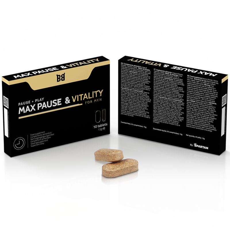 Black bull - retardateur de pause maximale et de vitalité pour hommes 10 gélules