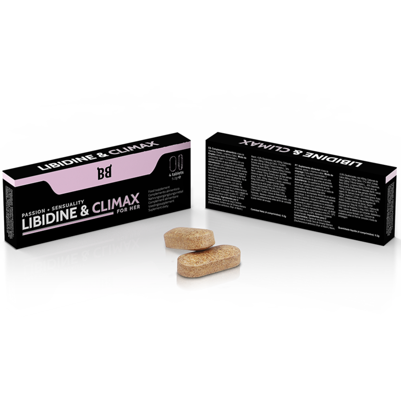 Complément libido Libidine & Climax 4 gélules - Black Bull - BLACK BULL