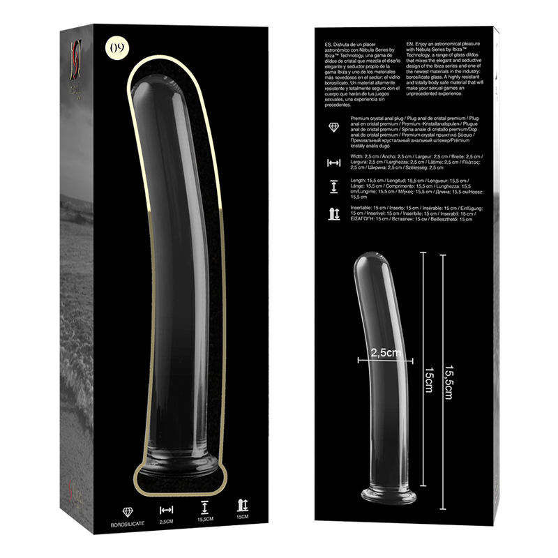 Gode Nebula Series Modèle 9 Verre Clair 15,5cm - Ibiza