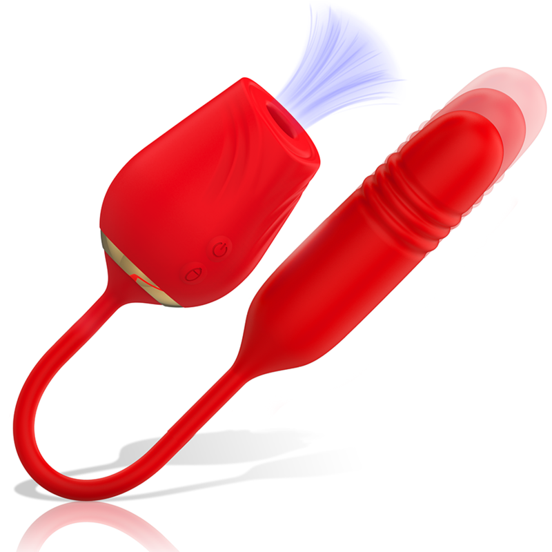 Doppel-Vergnügen Vibrator Mia Amalfi Saugen und Vibration - Mia