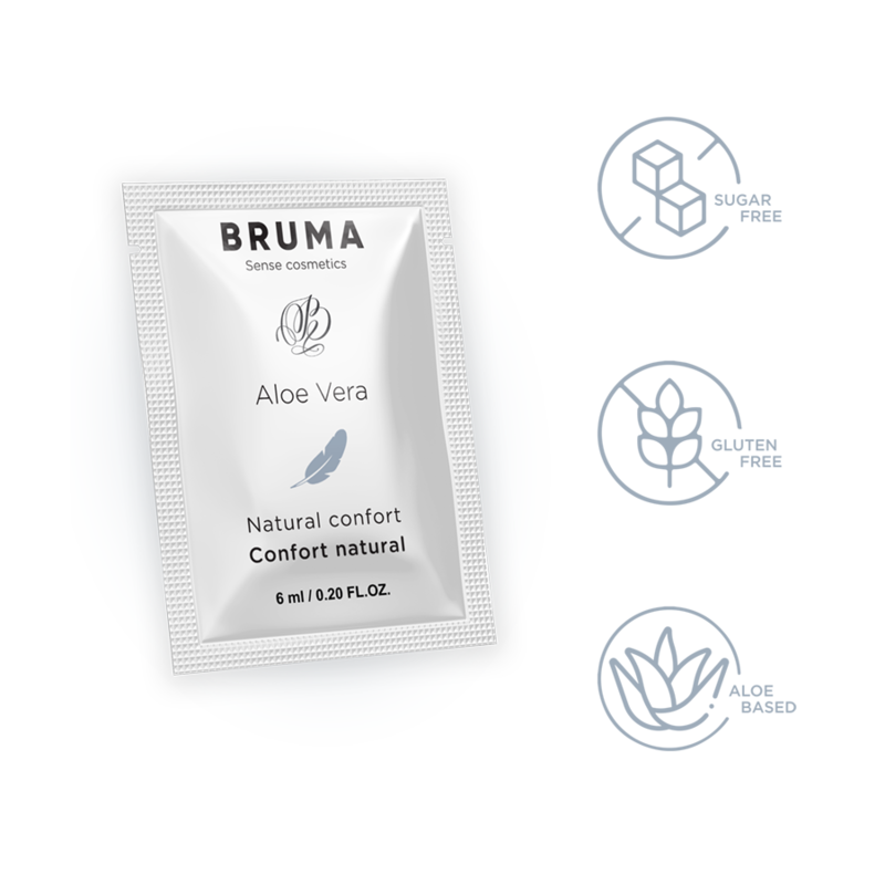Gel Lubrifiant Aloe Vera Confort Naturel 6 ml - Bruma