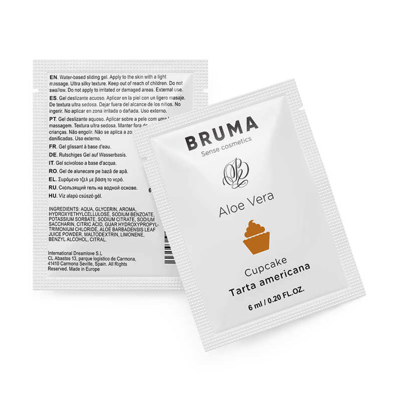 Gel Glissant Bruma Aloe Vera Saveur Cupcake 6ml - Bruma