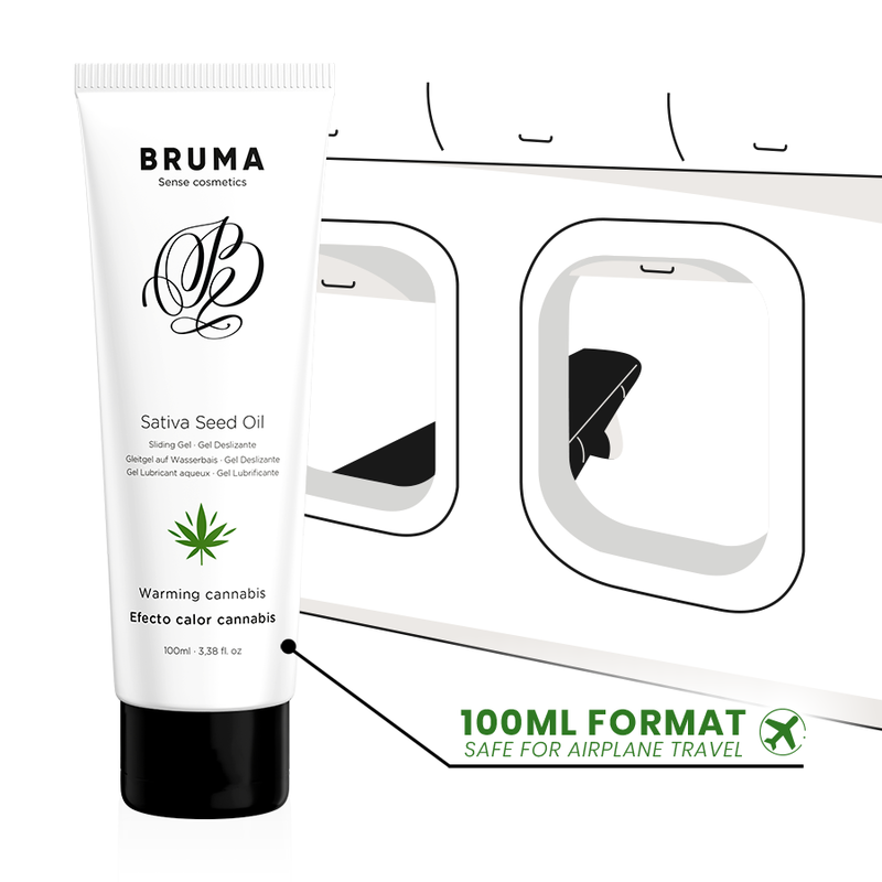 Gel Lubrifiant Réchauffant Cannabis BRUMA 100ml - Bruma