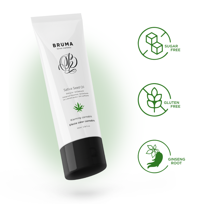 Gel Lubrifiant Réchauffant Cannabis BRUMA 100ml - Bruma