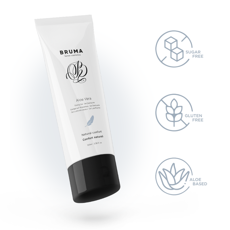 Lubrifiant Gel Glissant Aloe Vera Confort Naturel 100ml - Bruma