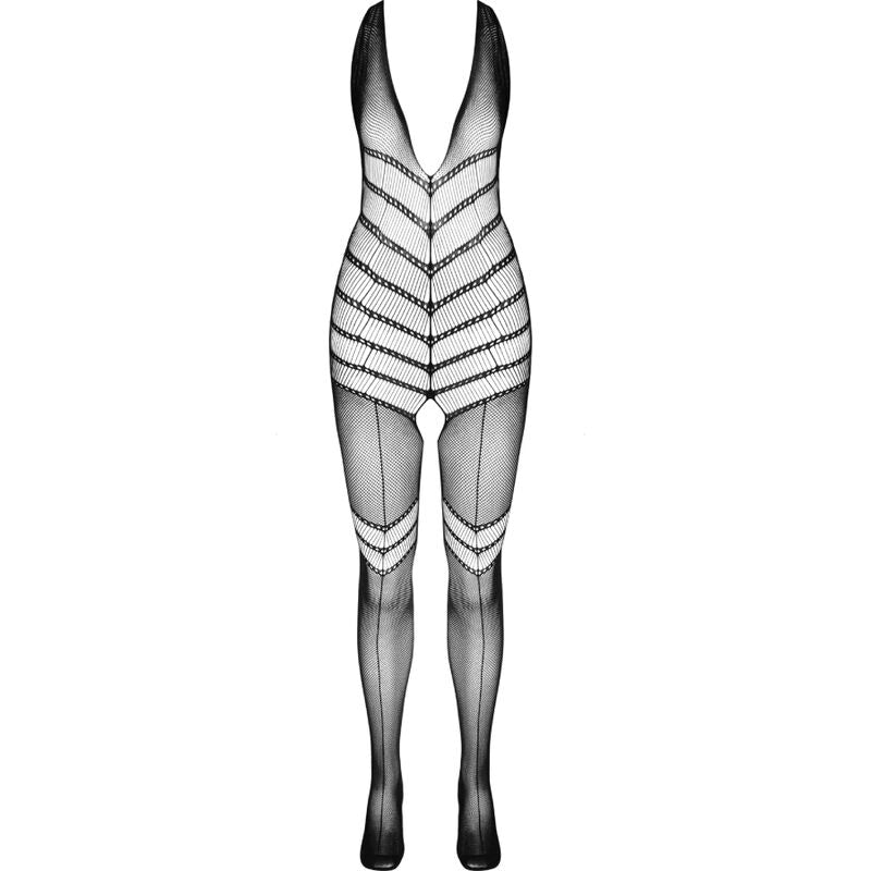 Bodystocking Blanc Résille BS100 Taille Unique - Passion