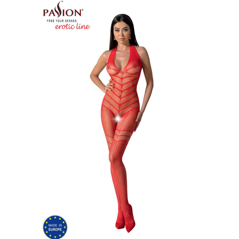 Bodystocking Blanc Résille BS100 Taille Unique - Passion