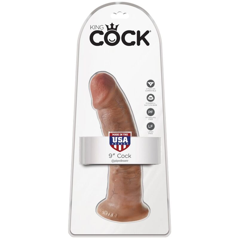 Gode Réaliste King Cock 21.7 cm Caramel - Pipedream