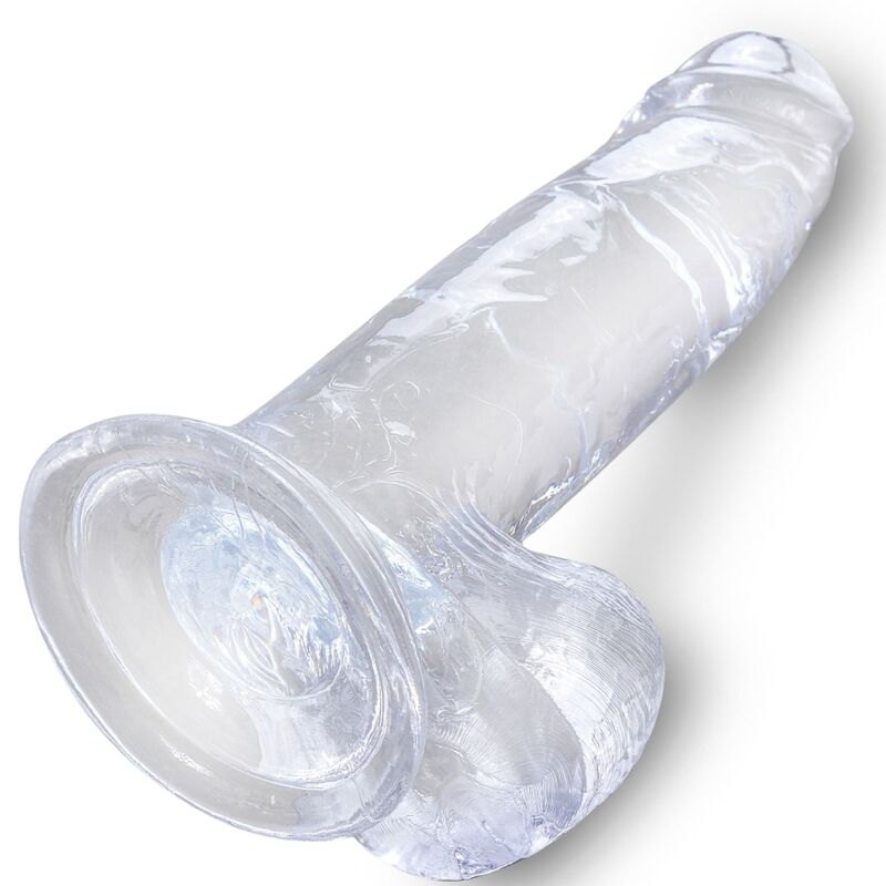 Gode Réaliste King Cock Clear Transparent 15,2cm - Pipedream