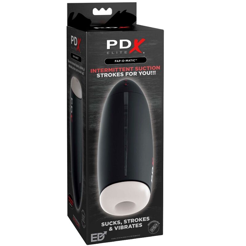 Masturbateur Fap-O-Matic Aspiration et Vibration - Pdx Elite