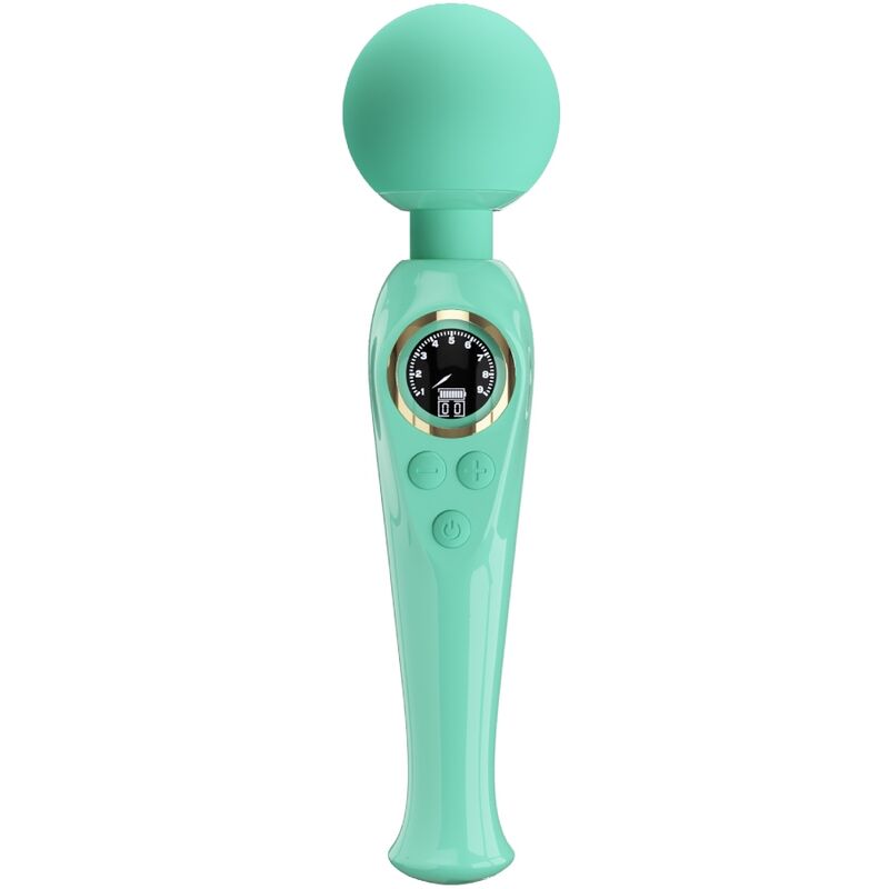 Stimulateur Wand Skyler 10 Modes Vert - Pretty Love - PRETTY LOVE LED