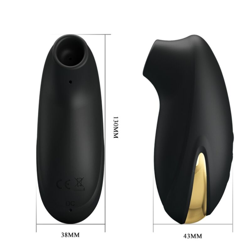 Stimulateur Clitoridien Pretty Love Aspiration Luxe Noir