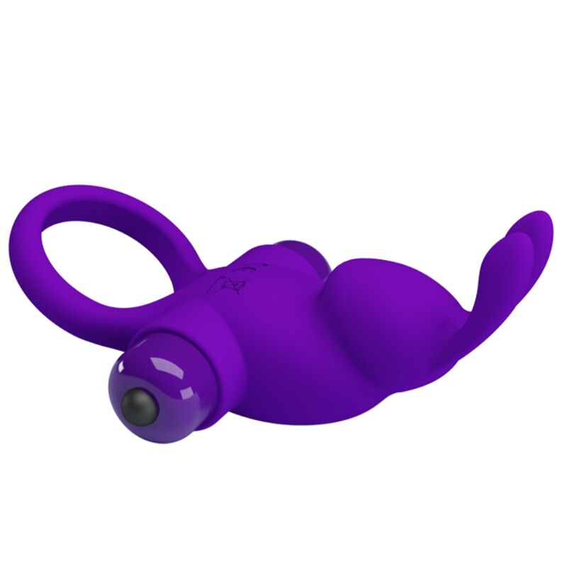 Anneau Pénien Vibrant I Rabbit Violet - Pretty Love