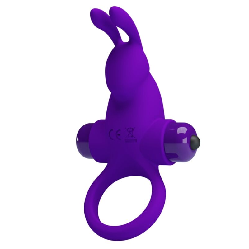 Anneau Pénien Vibrant I Rabbit Violet - Pretty Love