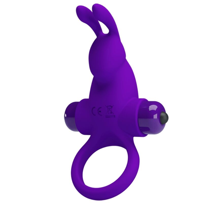 Anneau Pénien Vibrant I Rabbit Violet - Pretty Love