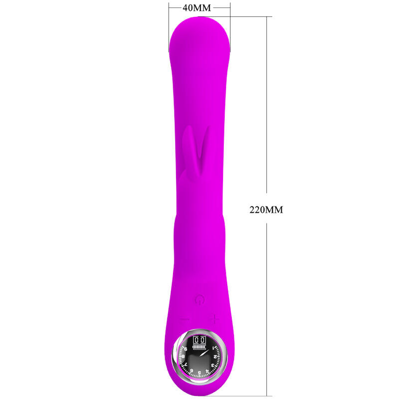 Vibromasseur Rabbit Pretty Love Double Stimulation Violet