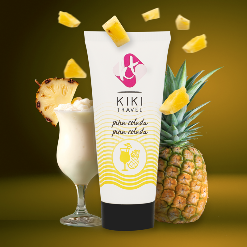 Kikí Travel - Lubrifiant Saveur Piña colada à base d’eau - 50 ml
